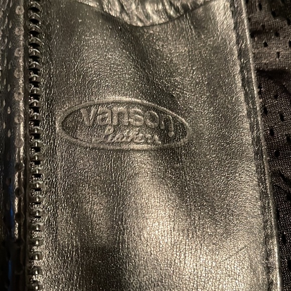 Vanson Hurricane Mark 2 leather motorcycle performance jacket. - Picture 12 of 12
